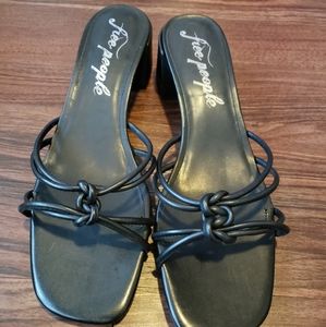 Free People Petra Block Heels Shoes  Size 40